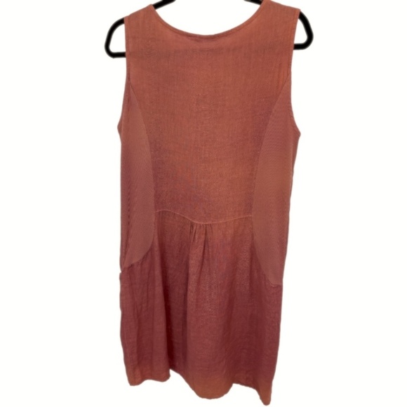 Lungo L’Arno Large Sleeveless Rosebud Embellished Knee Length Dress - Picture 3 of 3